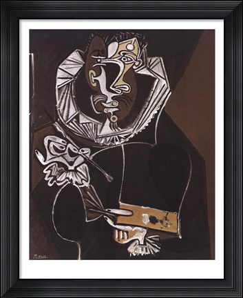 Framed Portrait After Greco Print