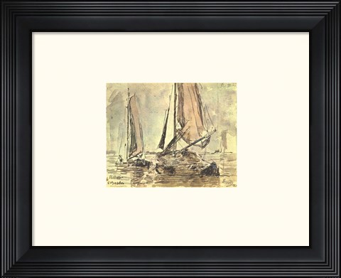 Framed Marine Scene Print