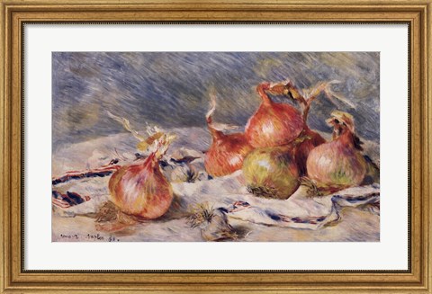 Framed Onions Print