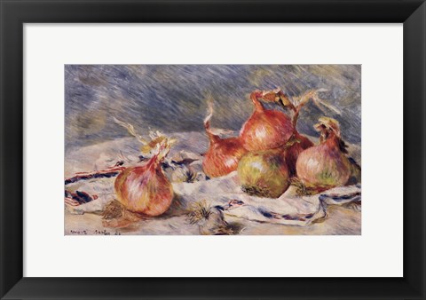 Framed Onions Print