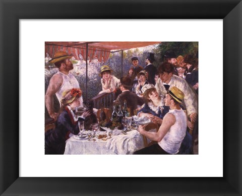 Framed Luncheon of the Boating Party, c.1881 Print