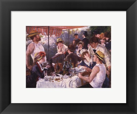 Framed Luncheon of the Boating Party, c.1881 Print