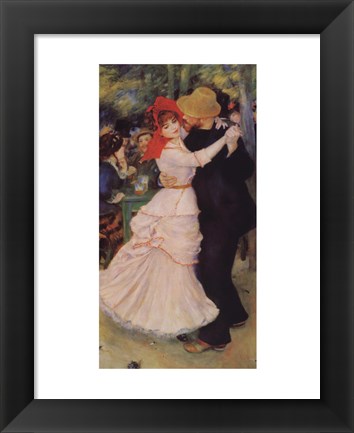 Framed Dance at Bougival Print