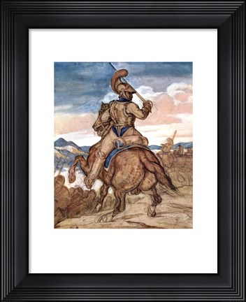 Framed Mounted Officer Print