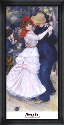 Framed Dance at Bougival Print