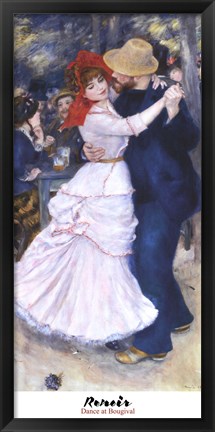 Framed Dance at Bougival Print