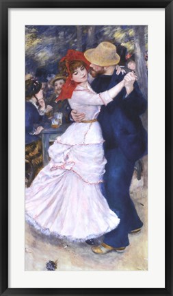 Framed Dance at Bougival Print