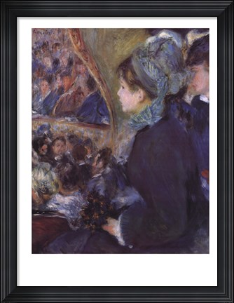Framed At the Theatre (La Premiere Sortie) Print