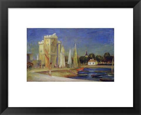 Framed Port de la Rochelle Print