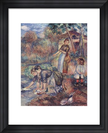 Framed Washer-Women, c.1889 Print