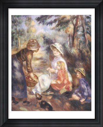 Framed Apple Seller Print