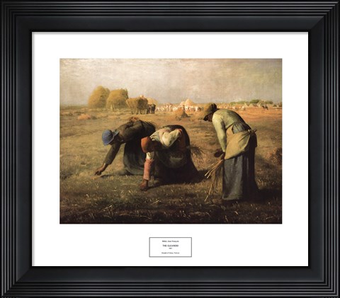 Framed Gleaners 1857 Print