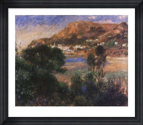 Framed Esterel Mountains Print