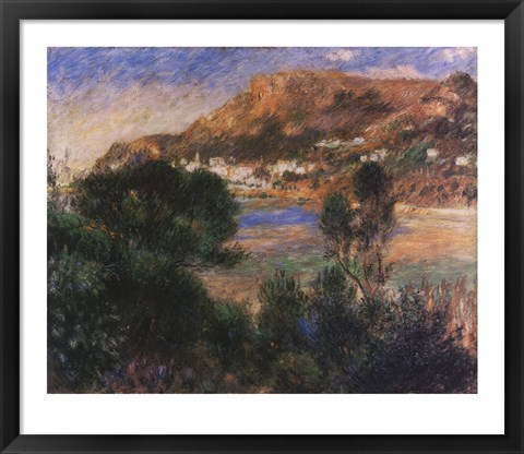 Framed Esterel Mountains Print