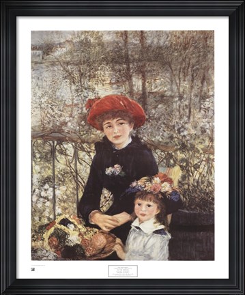 Framed Sur la Terrace Print