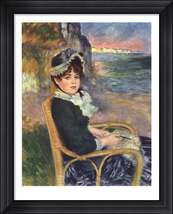 Framed By the Seashore Print