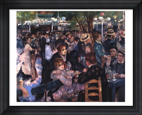 Framed Le Moulin de la Galette a Montmartre Print