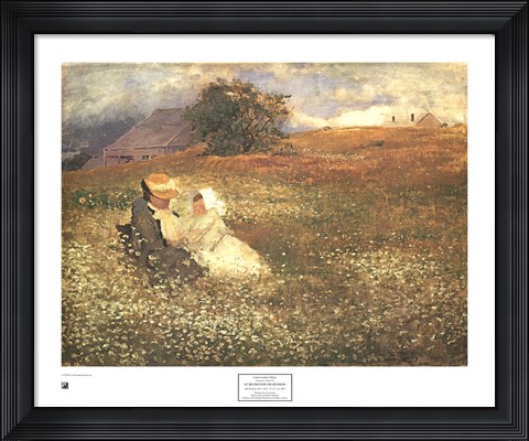 Framed At Irvington on Hudson Print