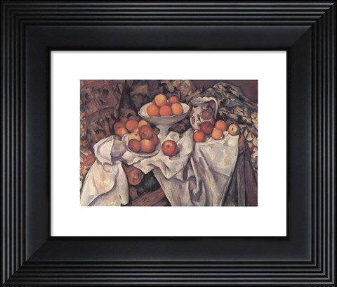 Framed Apples and Oranges, c.1895 Print