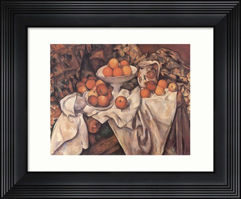 Framed Apples and Oranges, c.1895 Print