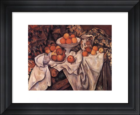 Framed Apples and Oranges, c.1895 Print