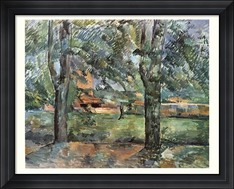 Framed Field at Jas De Bouffan Print