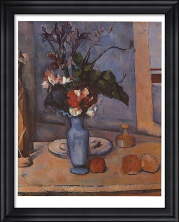 Framed Blue Vase Print