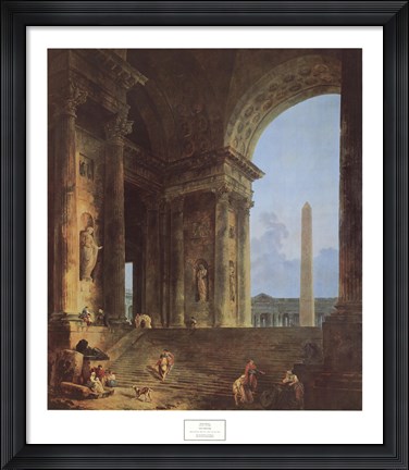 Framed Obelisk, 1787 Print