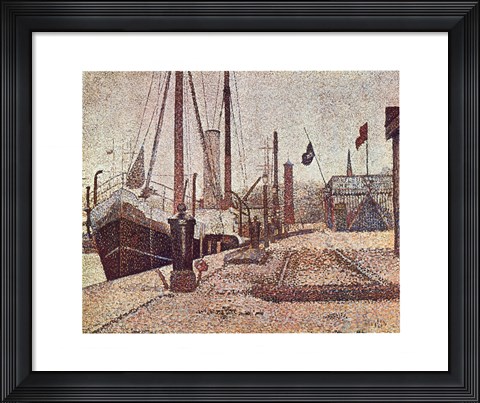 Framed Maria At Honfleur Print