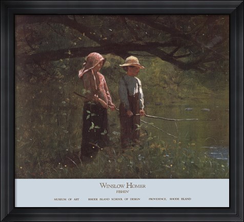 Framed Fishin' Print