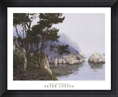 Framed Whaler's Cove Morning Fog Print