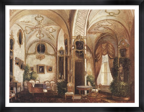 Framed Prince Andrey's Drawing Room Print
