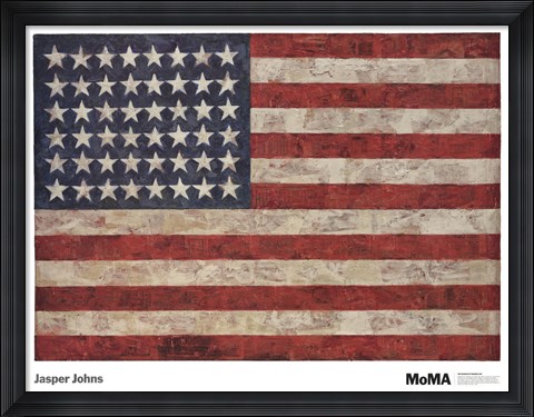 Framed Flag, 1954 Print