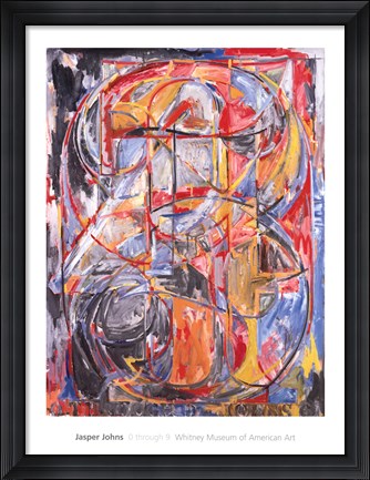 Framed 0 through 9, 1961 Print