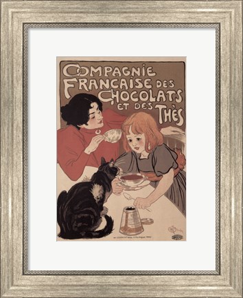 Framed Compagnie Francaise des Chocolats Print