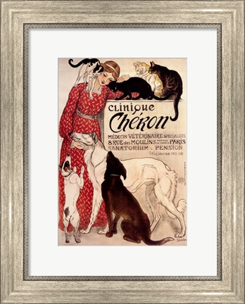 Framed Clinique Cheron Print