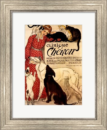 Framed Clinique Cheron Print