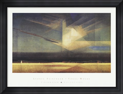 Framed Vogel - Wolke Print