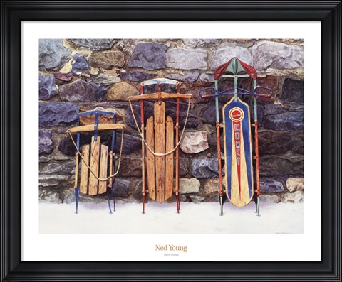 Framed Three Friends Print