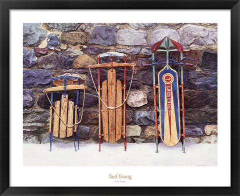 Framed Three Friends Print