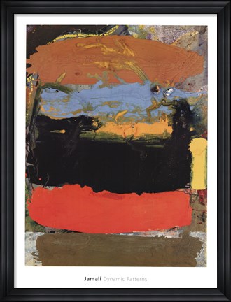 Framed Dynamic Patterns Print