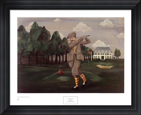 Framed Teeing Off Print