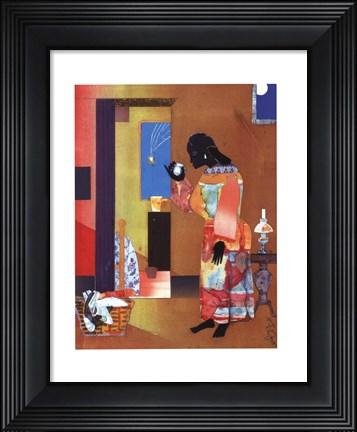 Framed Falling Star, 1979 Print