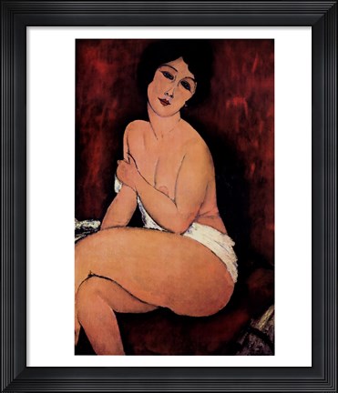 Framed La Bell Romaine Print