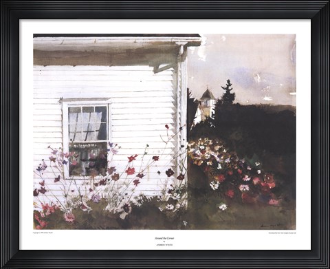 Framed Around the Corner Print