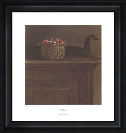 Framed Wolf Rivers, 1959 Print