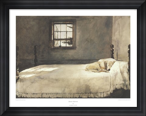 Framed Master Bedroom, c.1965 Print