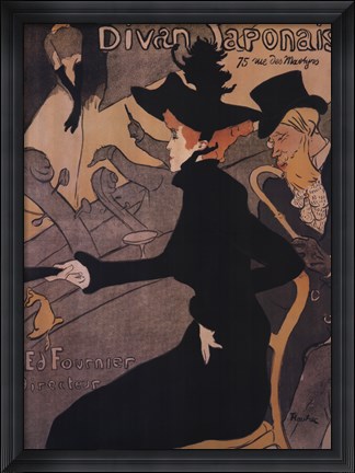 Framed Le Divan Japonais Print