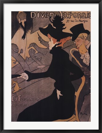 Framed Le Divan Japonais Print