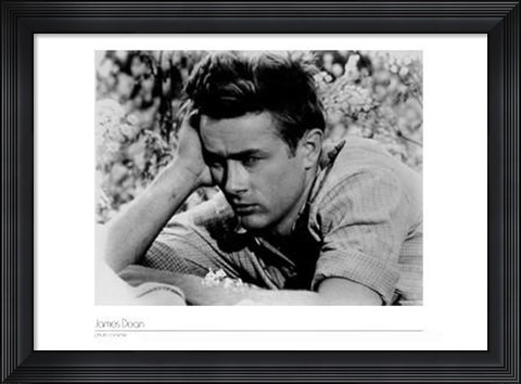 Framed James Dean Print